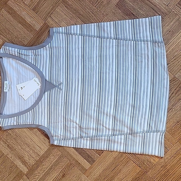 Splendid by Anthropologie Women's Striped Pajama Loungewear 2 Pc Set Size XS NWT - Picture 2 of 7